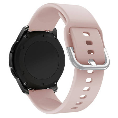 Silicone Strap TYS opaska do smartwatcha zegarka uniwersalna 22mm różowy